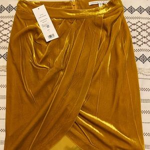 Veronica Beard mustard Vega skirt size 2. Brand new never worn